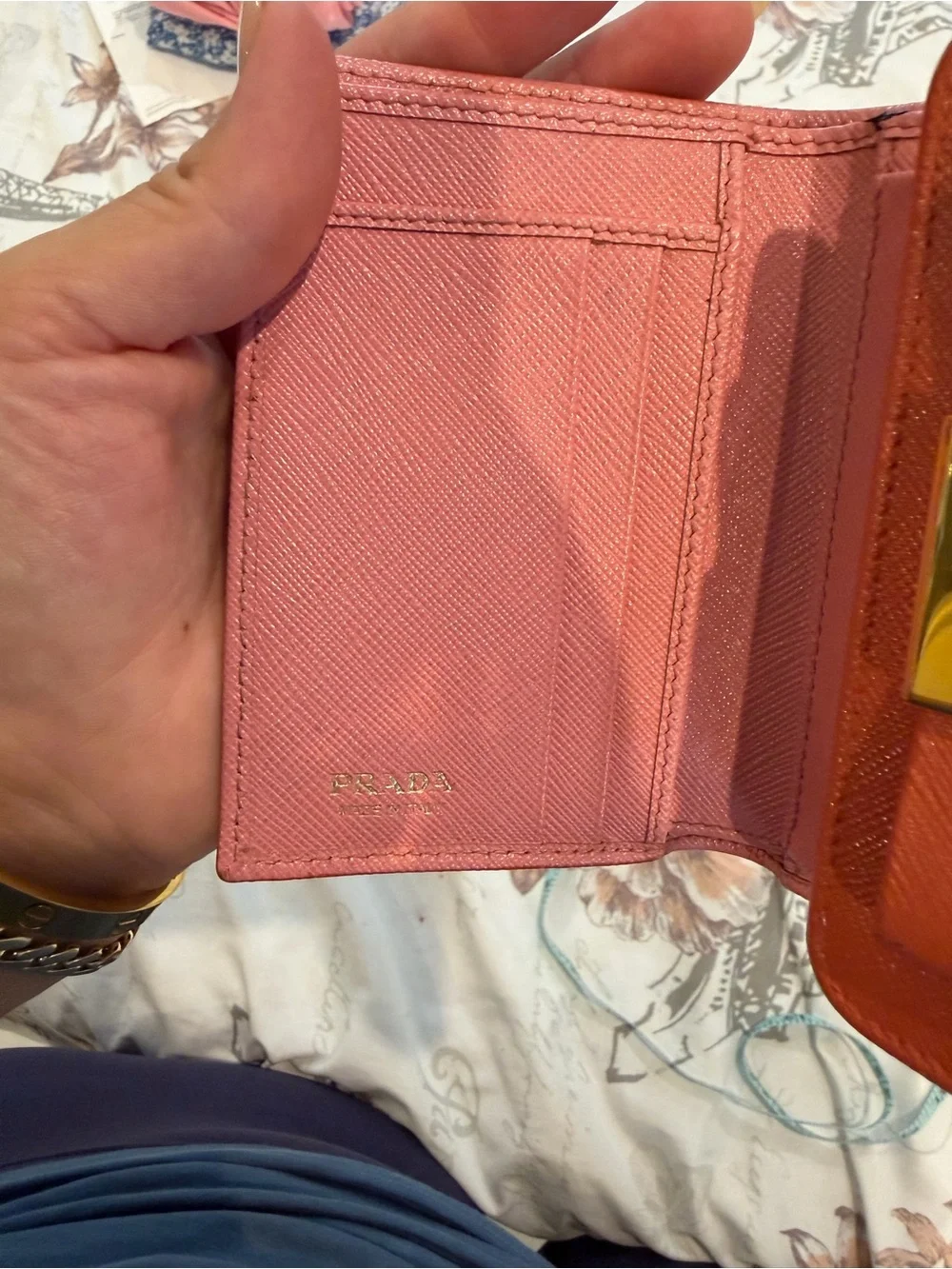 Prada saffiano leather